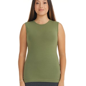 ESTEEZ Womens Sleeveless Fitted Tank Top -