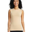 ESTEEZ Womens Sleeveless Fitted Tank Top 