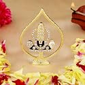 Estele 24KT Gold Plated Lord Tirupati Balaji Idol Showpiece for Pooja Mandir/Home Decorative