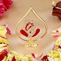 Estele 24KT Gold Plated Spiritual Lord Ganesha Idol for Gifts &amp; Housewarming/Home/Office Decors.