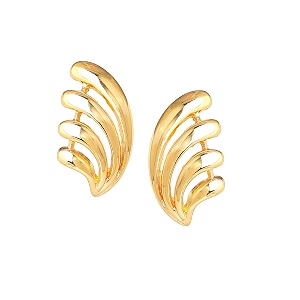 estele fashion jewellery stud earrings for women gold plated timeless luxury lightweight minimal stud earringsear tops- great for office wear and everyday chic for girls and women-287705-2nig er