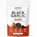 Estella Fermented Black Garlic Extract Softgels, Odorless Aged Garlic, Daily Wellness & Digestive Balance Formula, Vegan, Non-GMO, 300 Count (1)