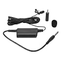 Estink Clips On Microphone, Omnidirectional Clips On Lapel Mic with 5m Sound Cable and Mini Metal Clips, for Guitar Piano Saxophone Violin Recording