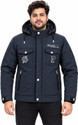 Estixx Men Self Design Parka Jacket