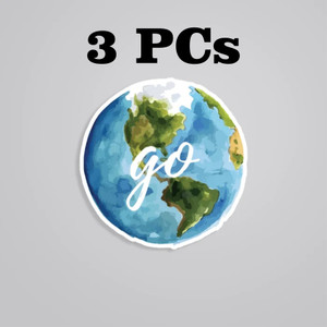 ESTLIO 6 inch 3 Pcs Go World