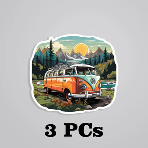 ESTLIO 6 inch 3 Pcs Vintage Camper