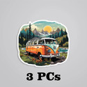 ESTLIO 6 inch 3 Pcs Vintage Camper