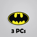 ESTLIO 6 inch Batman Emblem 3P Removable