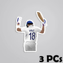 ESTLIO 6 inch Cricket Player 18 Graphic