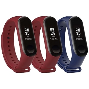 mi band strap 3 amp 4 wristband original soft silicone adjustablereplacement strapsbeltband for m3 amp m4 with warrenty device not includednot compatible with mi band 12