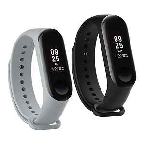 mi band strap 3 amp 4 wristband original soft silicone adjustablereplacement strapsbeltband for m3 amp m4 with warrenty device not includednot compatible with mi band 12