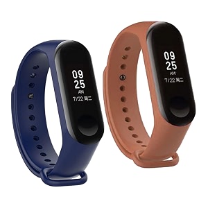 mi band strap 3 amp 4 wristband original soft silicone adjustablereplacement strapsbeltband for m3 amp m4 with warrenty device not includednot compatible with mi band 12