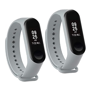 mi band strap 3 amp 4 wristband original soft silicone adjustablereplacement strapsbeltband for m3 amp m4 with warrenty device not includednot compatible with mi band 12