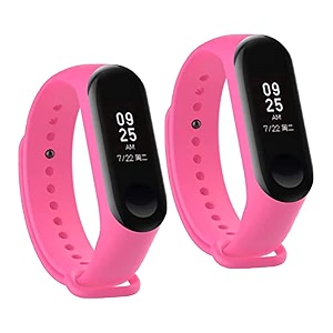mi band strap 3 amp 4 wristband original soft silicone adjustablereplacement strapsbeltband for m3 amp m4 with warrenty device not includednot compatible with mi band 12