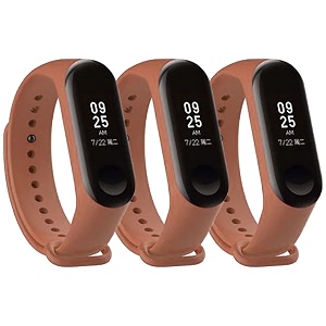 mi band strap 3 amp 4 wristband original soft silicone adjustablereplacement strapsbeltband for m3 amp m4 with warrenty device not includednot compatible with mi band 12