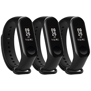 mi band strap 3 amp 4 wristband original soft silicone adjustablereplacement strapsbeltband for m3 amp m4 with warrenty device not includednot compatible with mi band 12