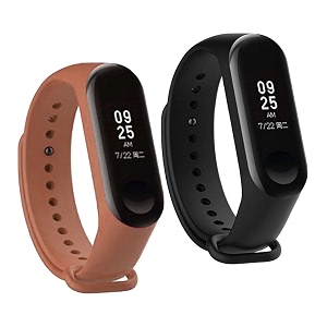 mi band strap 3 amp 4 wristband original soft silicone adjustablereplacement strapsbeltband for m3 amp m4 with warrenty device not includednot compatible with mi band 12