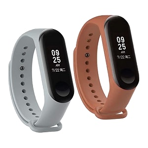 mi band strap 3 amp 4 wristband original soft silicone adjustablereplacement strapsbeltband for m3 amp m4 with warrenty device not includednot compatible with mi band 12