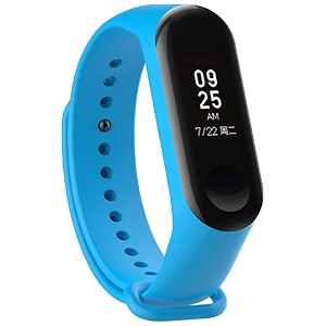 mi band strap 3 amp 4 wristband original soft silicone adjustablereplacement strapsbeltband for m3 amp m4 with warrenty device not includednot compatible with mi band 12