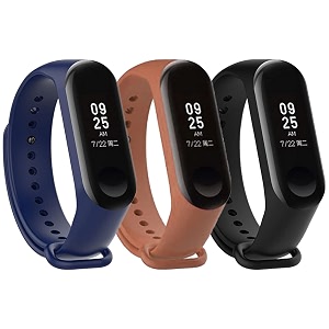 mi band strap 3 amp 4 wristband original soft silicone adjustablereplacement strapsbeltband for m3 amp m4 with warrenty device not includednot compatible with mi band 12