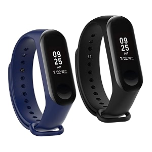 mi band strap 3 amp 4 wristband original soft silicone adjustablereplacement strapsbeltband for m3 amp m4 with warrenty device not includednot compatible with mi band 12