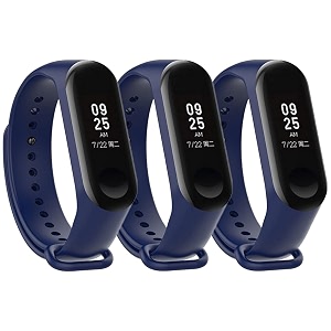 mi band strap 3 amp 4 wristband original soft silicone adjustablereplacement strapsbeltband for m3 amp m4 with warrenty device not includednot compatible with mi band 12