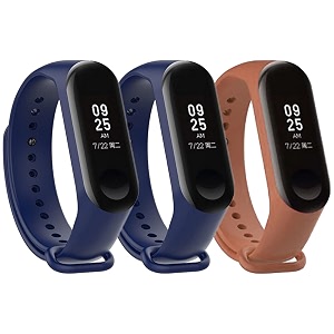 mi band strap 3 amp 4 wristband original soft silicone adjustablereplacement strapsbeltband for m3 amp m4 with warrenty device not includednot compatible with mi band 12