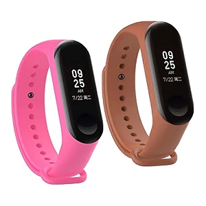 mi band strap 3 amp 4 wristband original soft silicone adjustablereplacement strapsbeltband for m3 amp m4 with warrenty device not includednot compatible with mi band 12