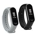 Mi Band Strap 3 &amp; 4 Wristband Original Soft Silicone Adjustable/Replacement Straps/Belt/Band for M3 &amp; M4 with warrenty |Device not Included||Not Compatible with Mi Band 1/2|
