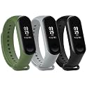 Mi Band Strap 3 &amp; 4 Wristband Original Soft Silicone Adjustable/Replacement Straps/Belt/Band for M3 &amp; M4 with warrenty |Device not Included||Not Compatible with Mi Band 1/2|