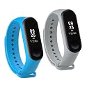 Mi Band Strap 3 &amp; 4 Wristband Original Soft Silicone Adjustable/Replacement Straps/Belt/Band for M3 &amp; M4 with warrenty |Device not Included||Not Compatible with Mi Band 1/2|