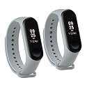 Mi Band Strap 3 &amp; 4 Wristband Original Soft Silicone Adjustable/Replacement Straps/Belt/Band for M3 &amp; M4 with warrenty |Device not Included||Not Compatible with Mi Band 1/2|