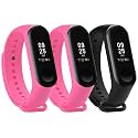 Mi Band Strap 3 &amp; 4 Wristband Original Soft Silicone Adjustable/Replacement Straps/Belt/Band for M3 &amp; M4 with warrenty |Device not Included||Not Compatible with Mi Band 1/2|