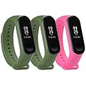 Mi Band Strap 3 &amp; 4 Wristband Original Soft Silicone Adjustable/Replacement Straps/Belt/Band for M3 &amp; M4 with warrenty |Device not Included||Not Compatible with Mi Band 1/2|