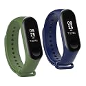 Mi Band Strap 3 &amp; 4 Wristband Original Soft Silicone Adjustable/Replacement Straps/Belt/Band for M3 &amp; M4 with warrenty |Device not Included||Not Compatible with Mi Band 1/2|