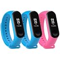 Mi Band Strap 3 &amp; 4 Wristband Original Soft Silicone Adjustable/Replacement Straps/Belt/Band for M3 &amp; M4 with warrenty |Device not Included||Not Compatible with Mi Band 1/2|