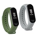 Mi Band Strap 3 &amp; 4 Wristband Original Soft Silicone Adjustable/Replacement Straps/Belt/Band for M3 &amp; M4 with warrenty |Device not Included||Not Compatible with Mi Band 1/2|