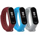 Mi Band Strap 3 &amp; 4 Wristband Original Soft Silicone Adjustable/Replacement Straps/Belt/Band for M3 &amp; M4 with warrenty |Device not Included||Not Compatible with Mi Band 1/2|