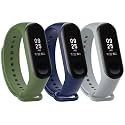 Mi Band Strap 3 &amp; 4 Wristband Original Soft Silicone Adjustable/Replacement Straps/Belt/Band for M3 &amp; M4 with warrenty |Device not Included||Not Compatible with Mi Band 1/2|