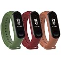 Mi Band Strap 3 &amp; 4 Wristband Original Soft Silicone Adjustable/Replacement Straps/Belt/Band for M3 &amp; M4 with warrenty |Device not Included||Not Compatible with Mi Band 1/2|