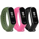 Mi Band Strap 3 &amp; 4 Wristband Original Soft Silicone Adjustable/Replacement Straps/Belt/Band for M3 &amp; M4 with warrenty |Device not Included||Not Compatible with Mi Band 1/2|