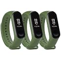 Mi Band Strap 3 &amp; 4 Wristband Original Soft Silicone Adjustable/Replacement Straps/Belt/Band for M3 &amp; M4 with warrenty |Device not Included||Not Compatible with Mi Band 1/2|