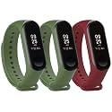 Mi Band Strap 3 &amp; 4 Wristband Original Soft Silicone Adjustable/Replacement Straps/Belt/Band for M3 &amp; M4 with warrenty |Device not Included||Not Compatible with Mi Band 1/2|