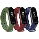 Mi Band Strap 3 &amp; 4 Wristband Original Soft Silicone Adjustable/Replacement Straps/Belt/Band for M3 &amp; M4 with warrenty |Device not Included||Not Compatible with Mi Band 1/2|