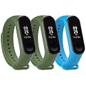 Mi Band Strap 3 &amp; 4 Wristband Original Soft Silicone Adjustable/Replacement Straps/Belt/Band for M3 &amp; M4 with warrenty |Device not Included||Not Compatible with Mi Band 1/2|