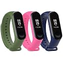 Mi Band Strap 3 &amp; 4 Wristband Original Soft Silicone Adjustable/Replacement Straps/Belt/Band for M3 &amp; M4 with warrenty |Device not Included||Not Compatible with Mi Band 1/2|