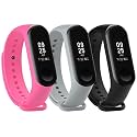 Mi Band Strap 3 &amp; 4 Wristband Original Soft Silicone Adjustable/Replacement Straps/Belt/Band for M3 &amp; M4 with warrenty |Device not Included||Not Compatible with Mi Band 1/2|