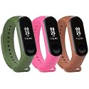 Mi Band Strap 3 &amp; 4 Wristband Original Soft Silicone Adjustable/Replacement Straps/Belt/Band for M3 &amp; M4 with warrenty |Device not Included||Not Compatible with Mi Band 1/2|