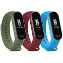 Mi Band Strap 3 &amp; 4 Wristband Original Soft Silicone Adjustable/Replacement Straps/Belt/Band for M3 &amp; M4 with warrenty |Device not Included||Not Compatible with Mi Band 1/2|