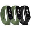 Mi Band Strap 3 &amp; 4 Wristband Original Soft Silicone Adjustable/Replacement Straps/Belt/Band for M3 &amp; M4 with warrenty |Device not Included||Not Compatible with Mi Band 1/2|